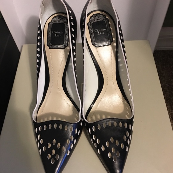 Christian Dior verso laser cut pumps SZ 39.5 - Picture 2 of 4